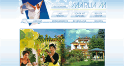 Desktop Screenshot of marija-m.de